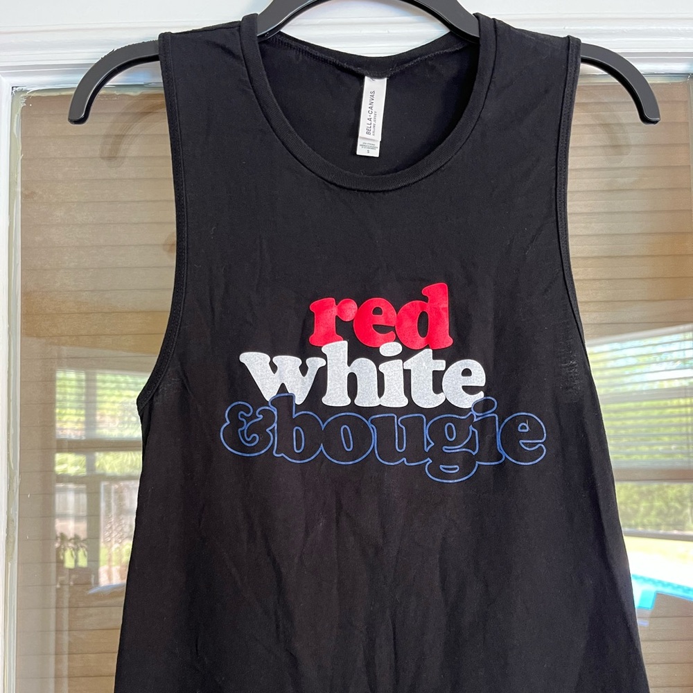 Women”s “Red White and Boogie” Tank Top (small) - Picture 2 of 6